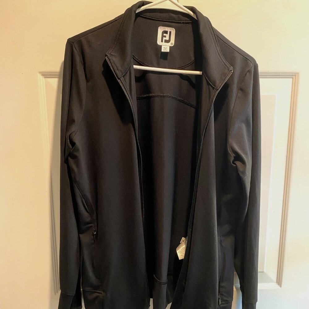 Mens FootJoy Black Full Zip